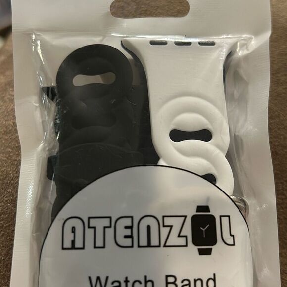 Braided Silicone Bands Compatible with Apple Watch 42mm /44mm /45mm - Picture 3 of 6